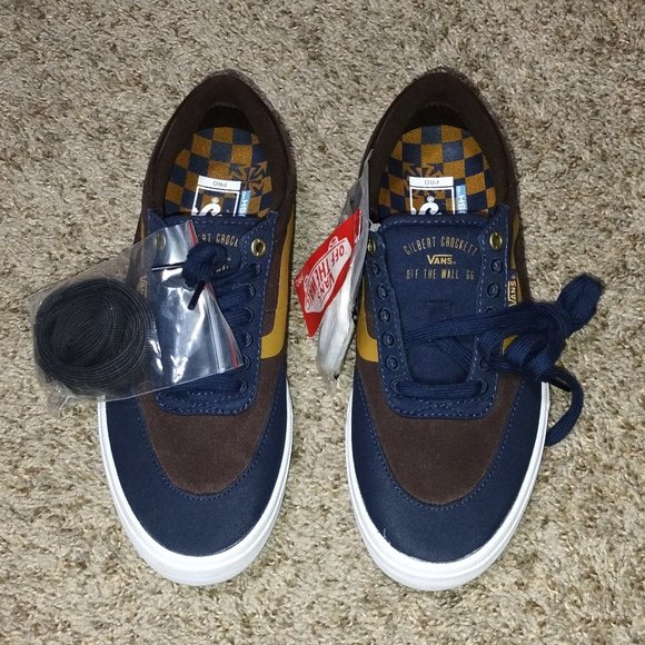 Men\'s Gilbert Crockett Vans off the wall pro skateboard shoes US 7. NWT. main image 4